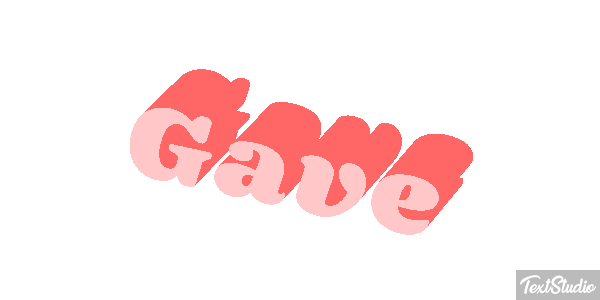 Gave Text effect