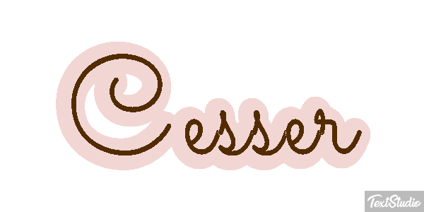 Cesser Efecto de texto