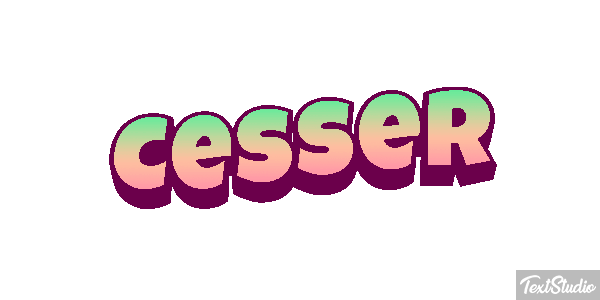 Cesser Efecto de texto