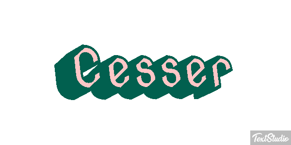 Cesser Efecto de texto