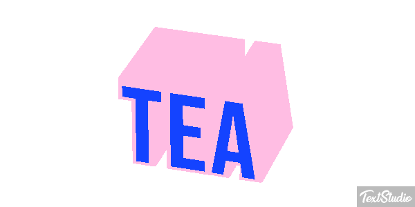 Tea Text effect