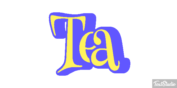 Tea Text effect