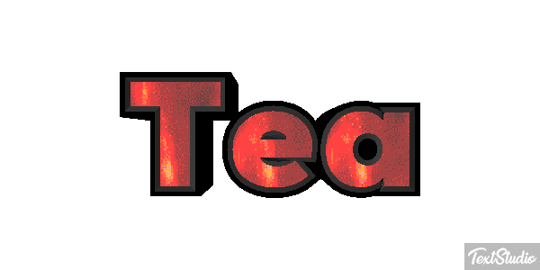 Tea Text effect