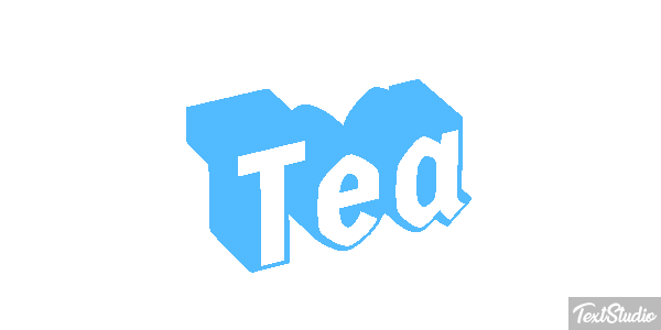 Tea Text effect