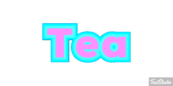 Tea Text effect