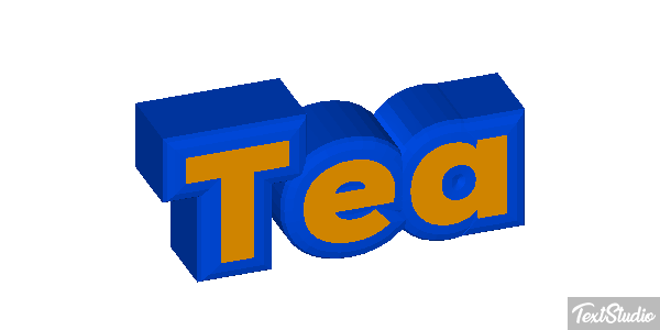 Tea Text effect