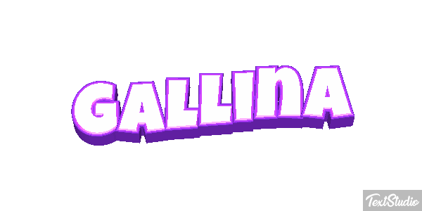 Gallina Efecto de texto