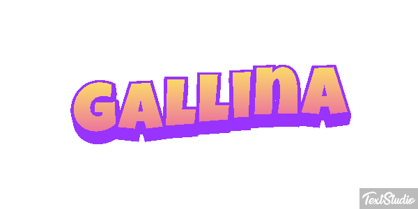 Gallina Efecto de texto