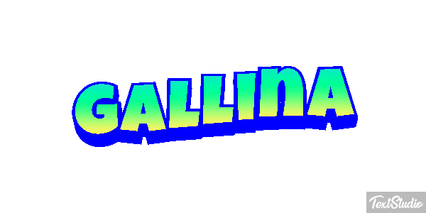 Gallina Efecto de texto