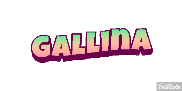 Gallina Efecto de texto