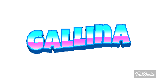 Gallina Efecto de texto