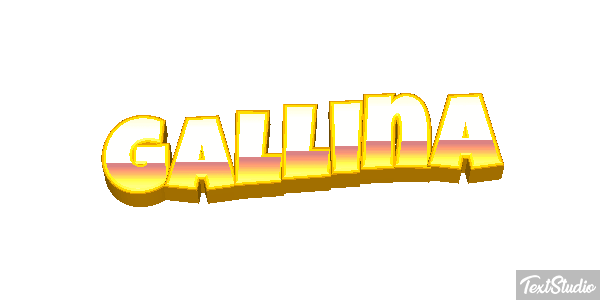 Gallina Efecto de texto