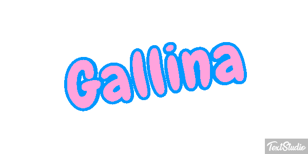 Gallina Efecto de texto