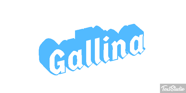 Gallina Efecto de texto