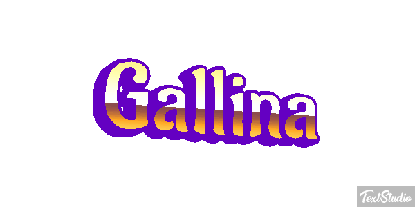 Gallina Efecto de texto