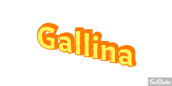 Gallina Efecto de texto