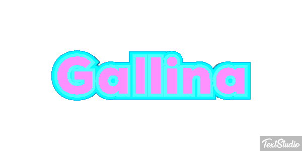 Gallina Efecto de texto