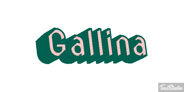 Gallina Efecto de texto