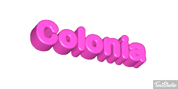 Colônia Efeito do texto