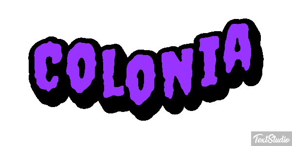 Colônia Efeito do texto