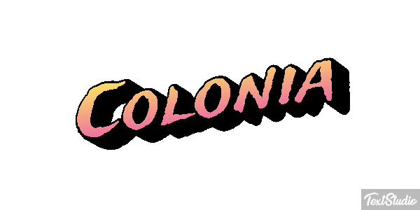 Colônia Efeito do texto