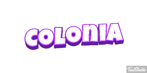 Colônia Efeito do texto