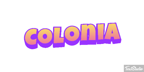 Colônia Efeito do texto