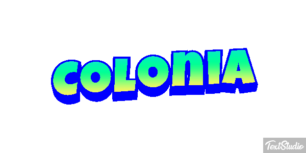 Colônia Efeito do texto