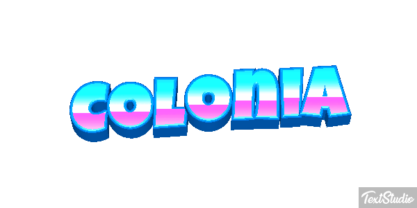 Colônia Efeito do texto