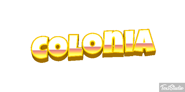 Colônia Efeito do texto
