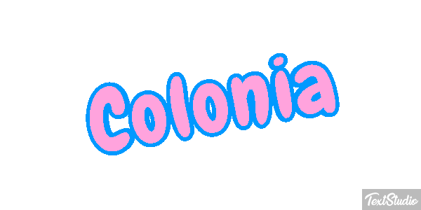 Colônia Efeito do texto