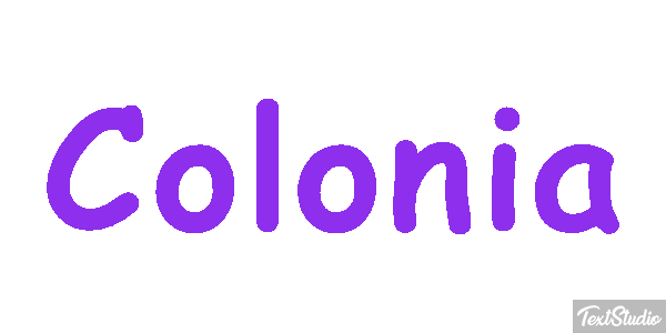 Colônia Efeito do texto