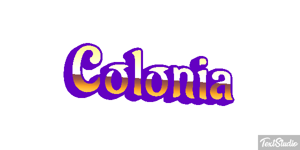 Colônia Efeito do texto
