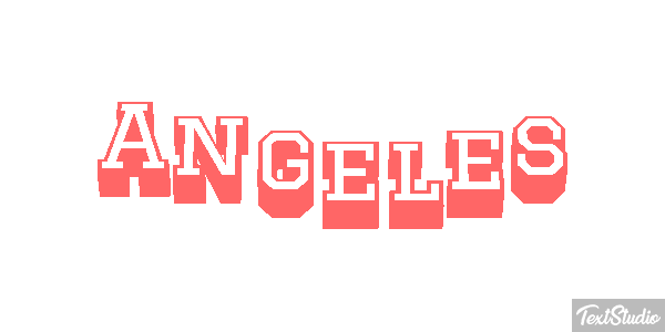 Angeles Text effect