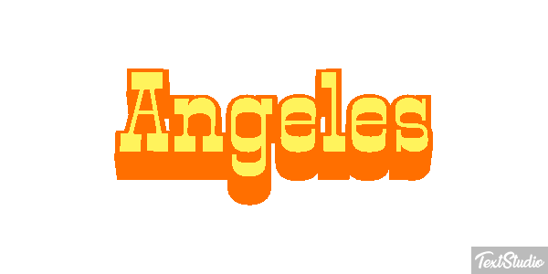 Angeles Text effect