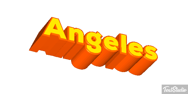 Angeles Text effect