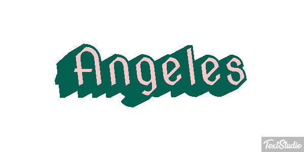 Angeles Text effect