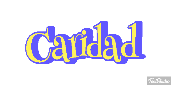 Caridad Efecto de texto