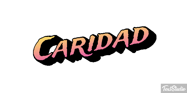Caridad Efecto de texto