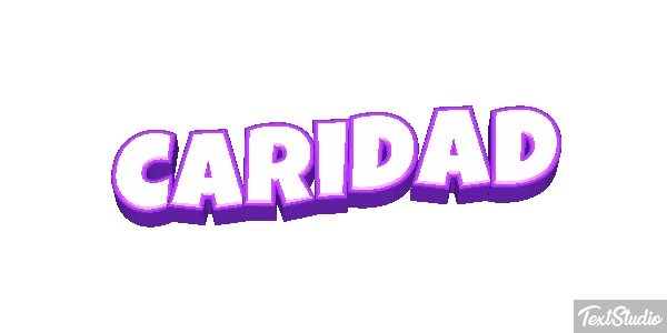 Caridad Efecto de texto