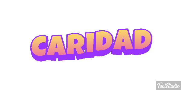 Caridad Efecto de texto