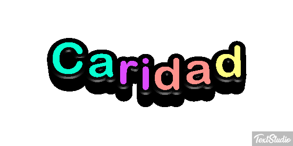Caridad Efecto de texto