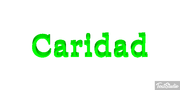Caridad Efecto de texto