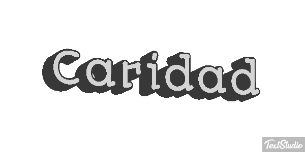 Caridad Efecto de texto
