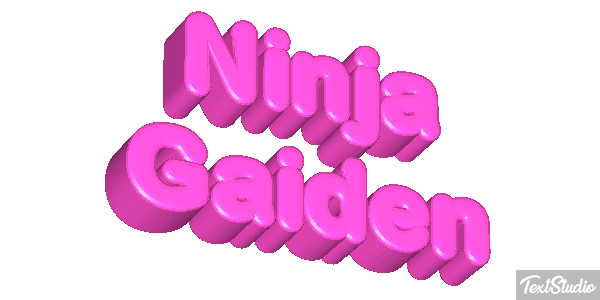 Ninja Gaiden Effetto testo