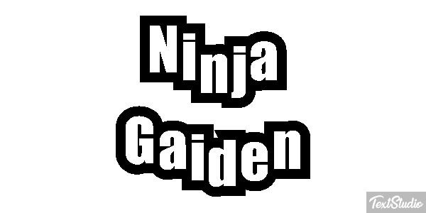 Ninja Gaiden Effetto testo