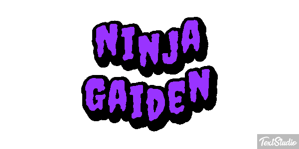 Ninja Gaiden Effetto testo