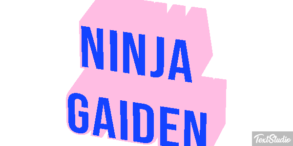 Ninja Gaiden Effetto testo