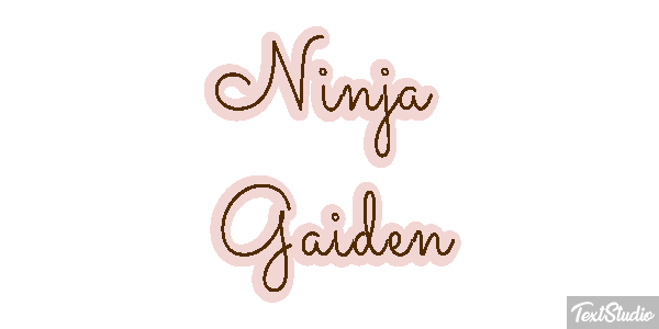 Ninja Gaiden Effetto testo
