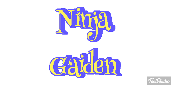 Ninja Gaiden Effetto testo